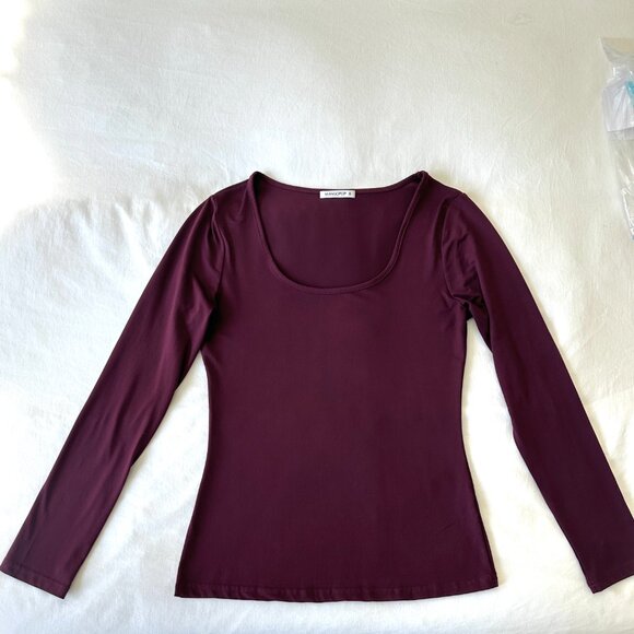 Mangopop Scoop Neck Top - Picture 2 of 7